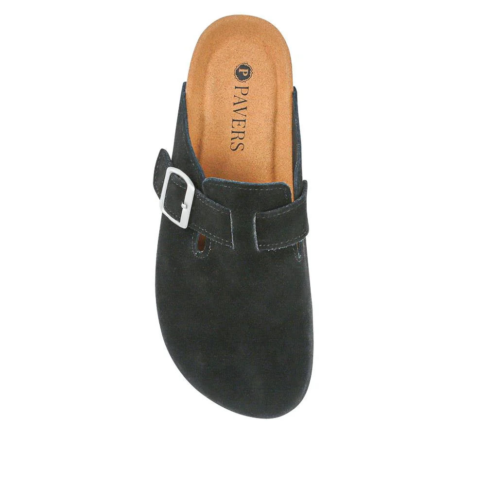 Lightweight Leather Clogs - WBINS41094 / 327 311 - Black - Image 5