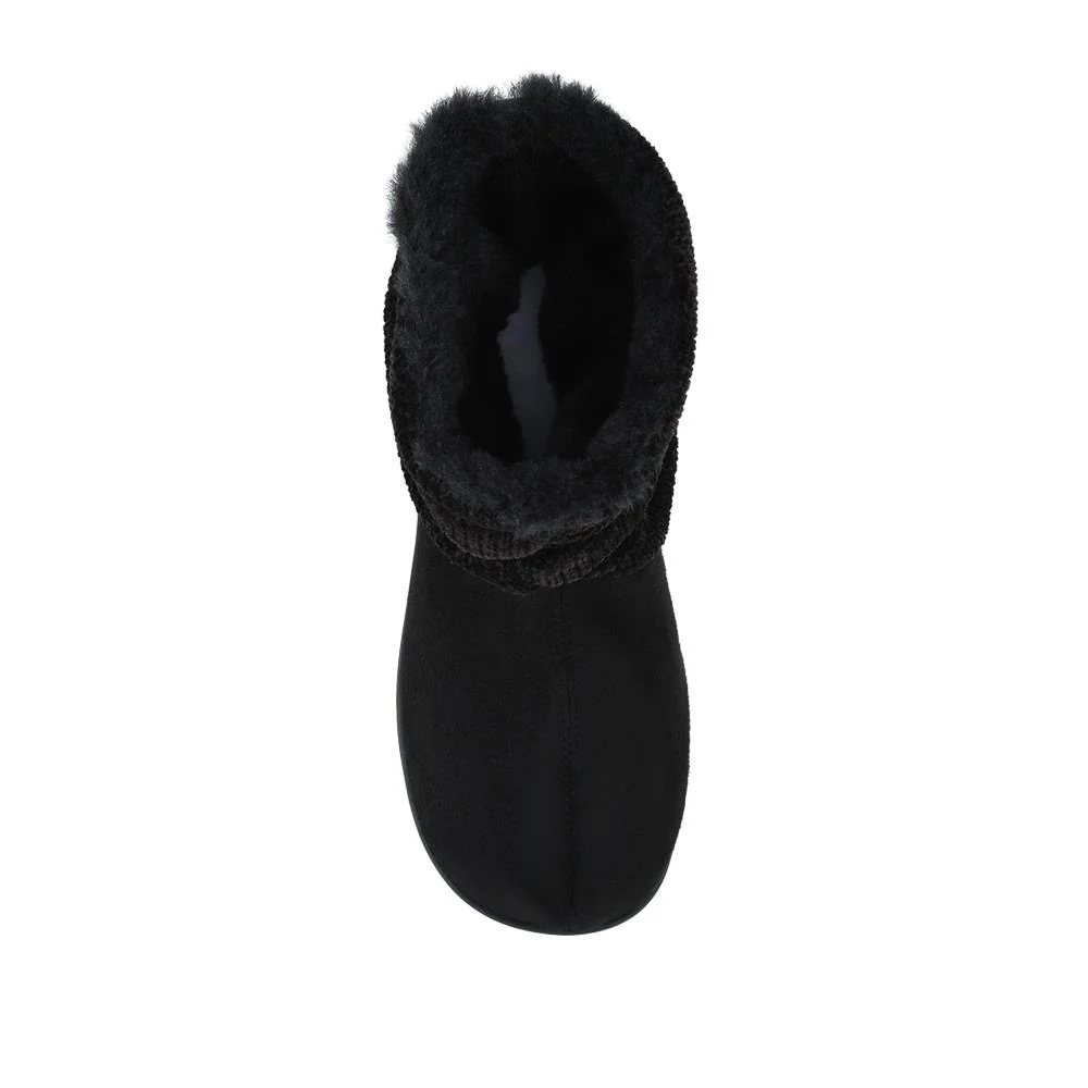 Lightweight Memory Foam Slipper Boots - QING42008 / 327 935 - Black - Image 4