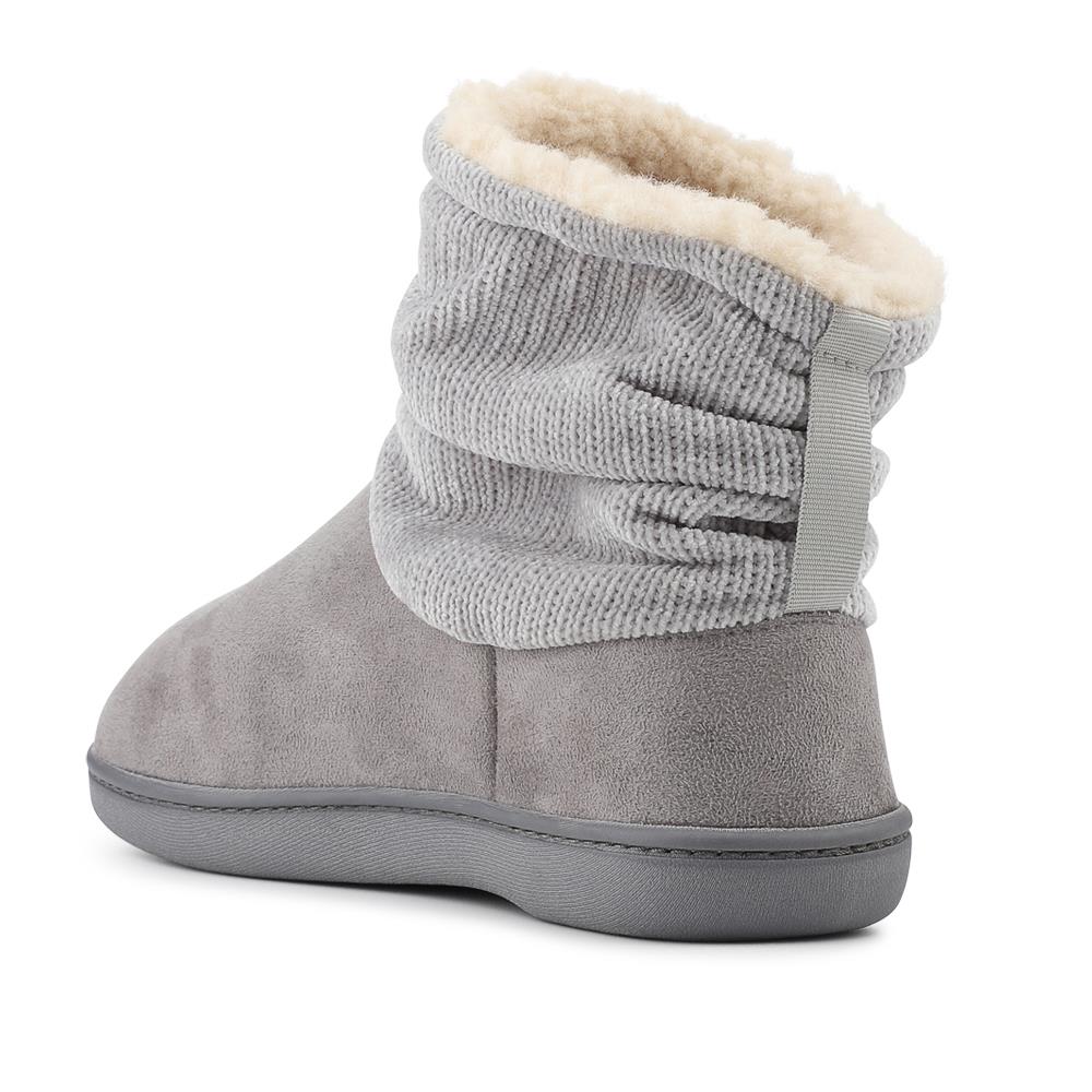 Lightweight Memory Foam Slipper Boots - QING42008 / 327 935 - Grey - Image 2