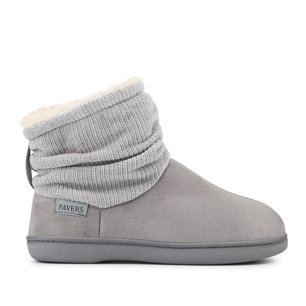 Lightweight Memory Foam Slipper Boots - QING42008 / 327 935 - Grey - Image 3