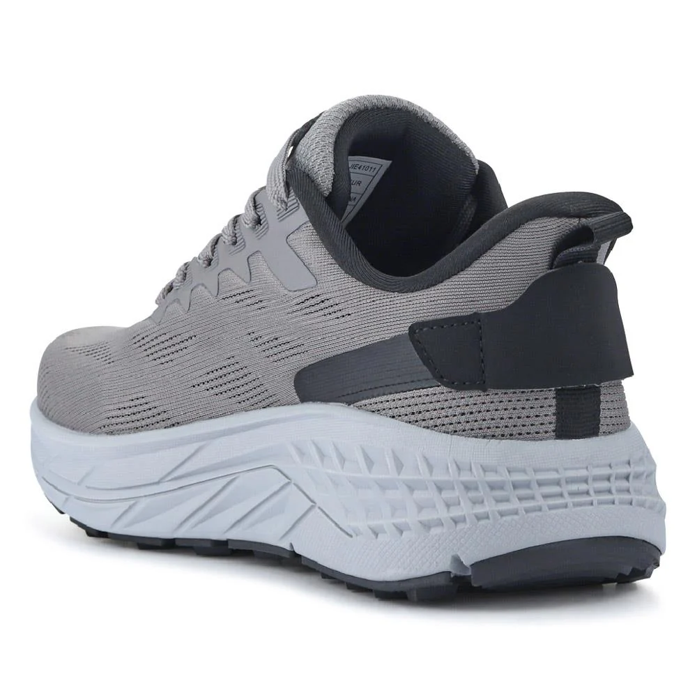 Easy Step In Wide Fit Memory Foam Trainers - BOJIE41011 / 327 057 - Grey - Image 4