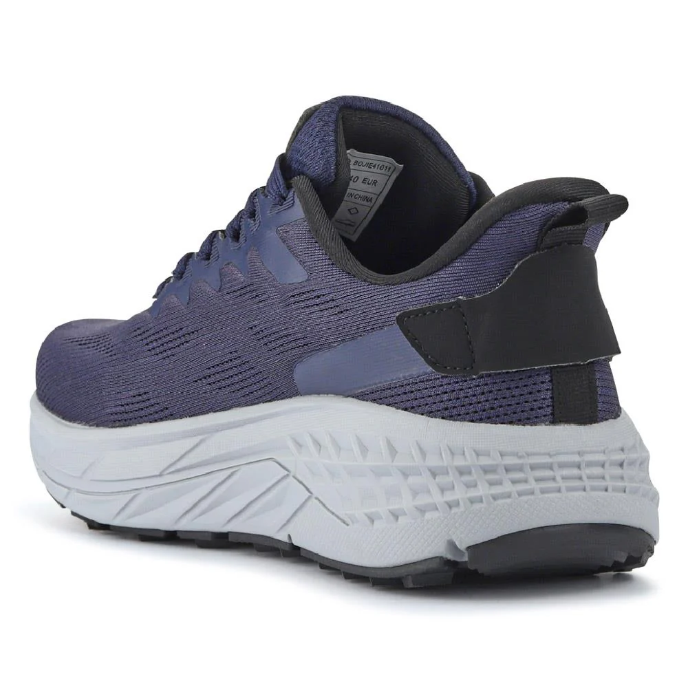 Easy Step In Wide Fit Memory Foam Trainers - BOJIE41011 / 327 057 - Navy - Image 4