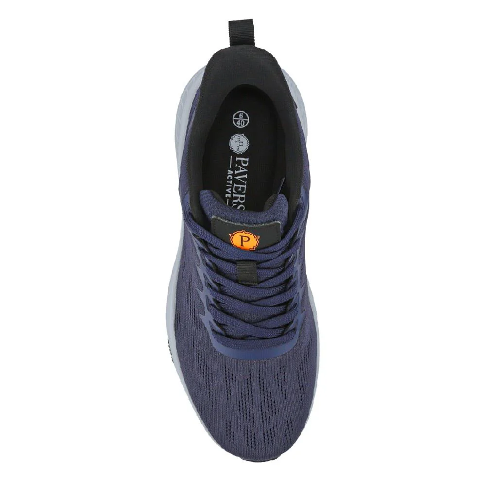 Easy Step In Wide Fit Memory Foam Trainers - BOJIE41011 / 327 057 - Navy - Image 5