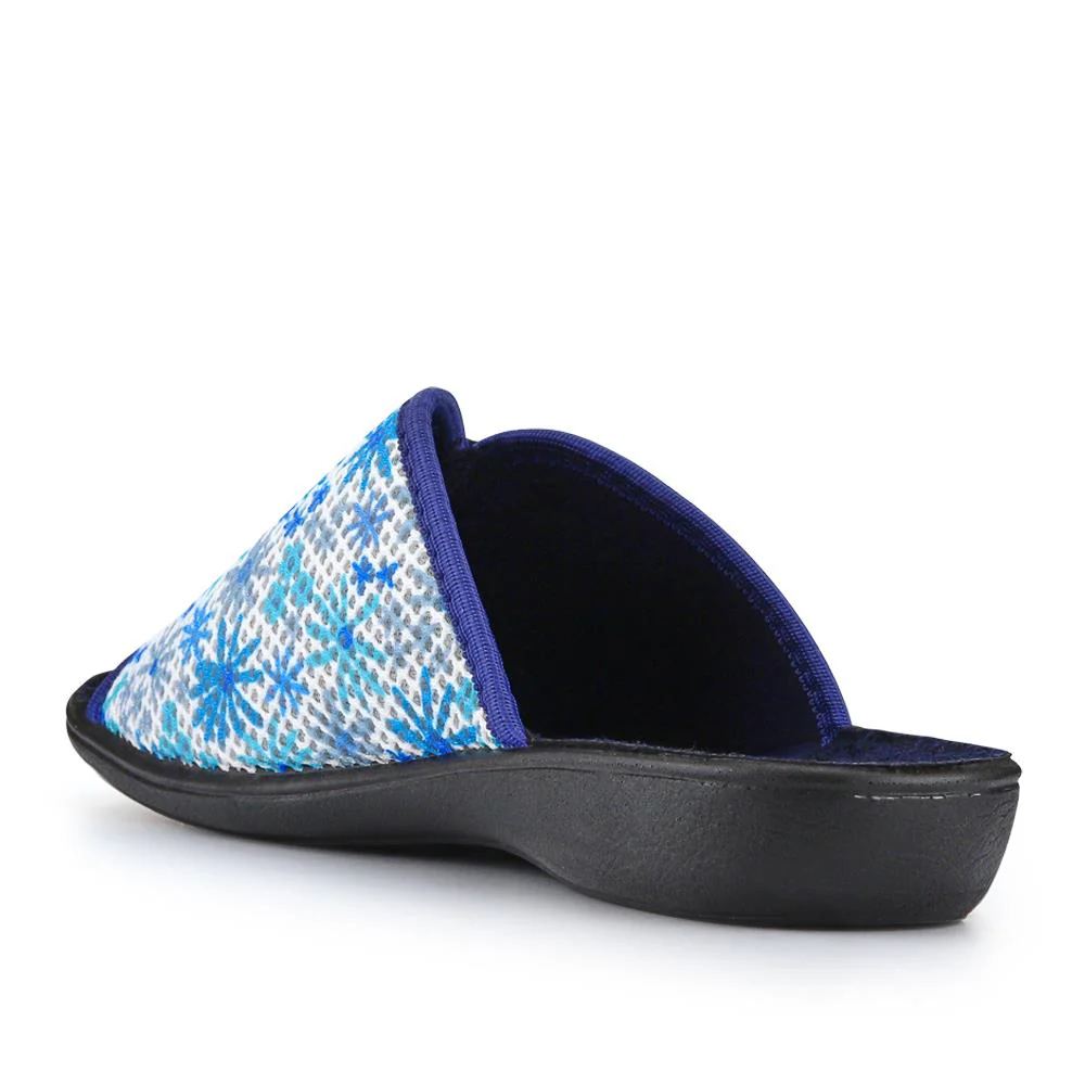 Lightweight Mule Slippers - ADA41002 / 327 402 - Blue Multi - Image 3