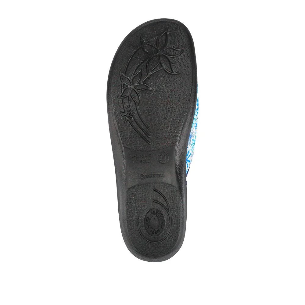 Lightweight Mule Slippers - ADA41002 / 327 402 - Blue Multi - Image 4