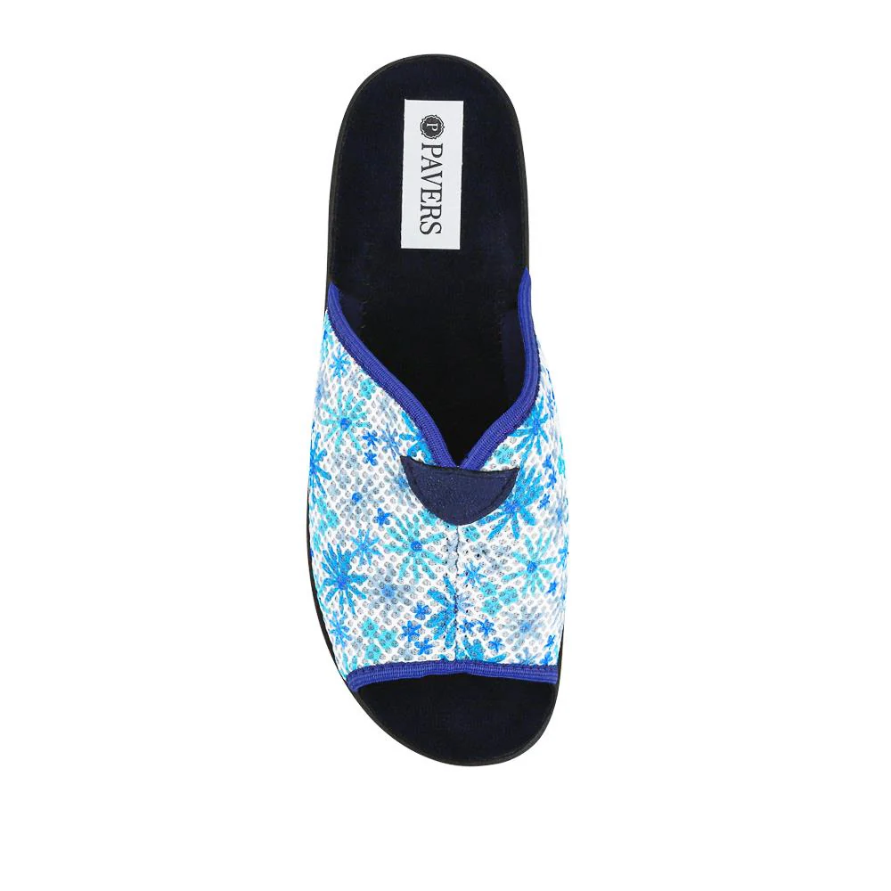 Lightweight Mule Slippers - ADA41002 / 327 402 - Blue Multi - Image 5