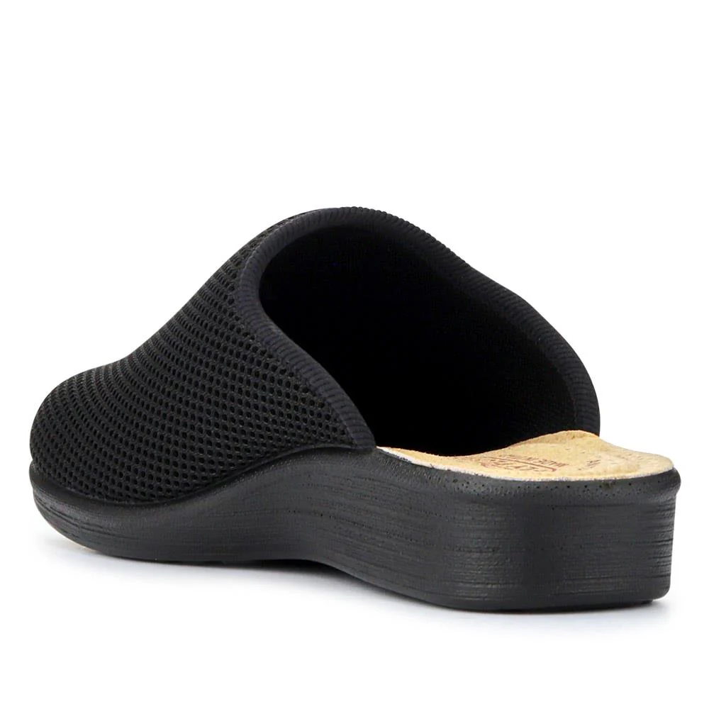 Lightweight Self-Moulding Mules - FLY41051 / 326 667 - Black - Image 4