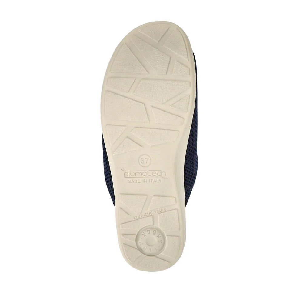 Lightweight Self-Moulding Mules - FLY41051 / 326 667 - Blue - Image 6