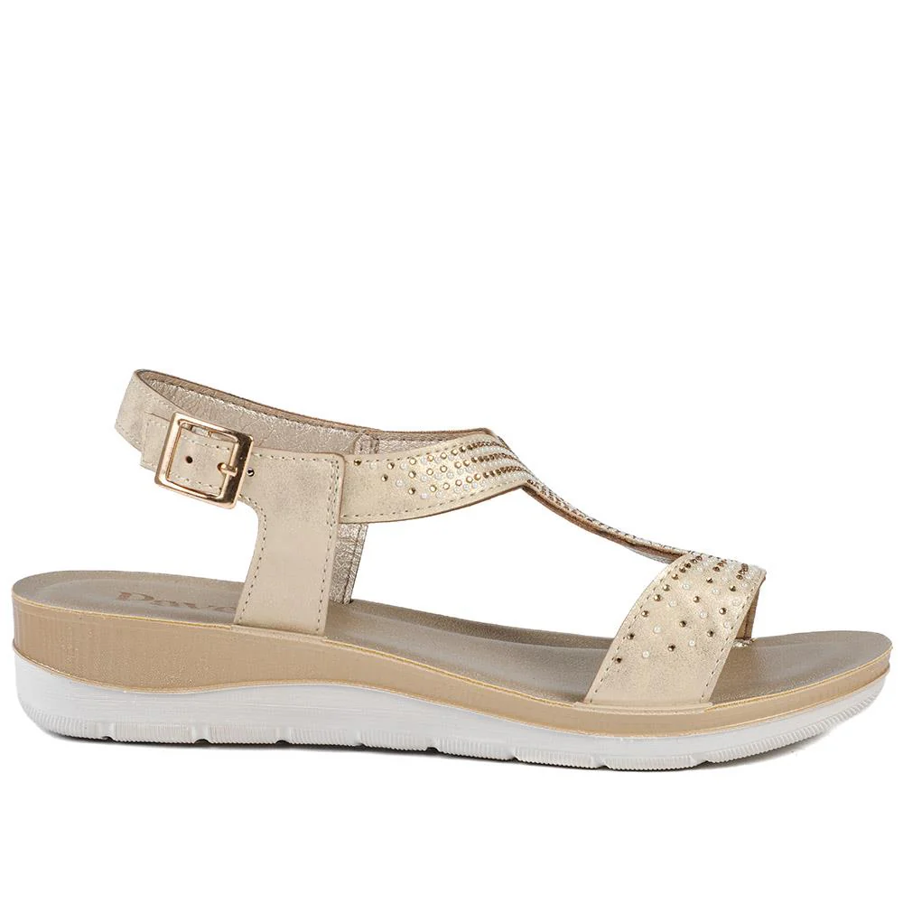 Lightweight Slingback Sandals - INB43011 / 329 268 - Gold - Image 2