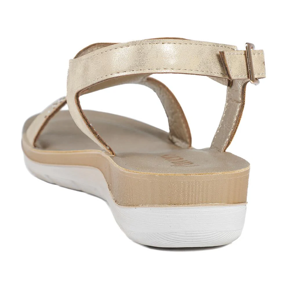 Lightweight Slingback Sandals - INB43011 / 329 268 - Gold - Image 3