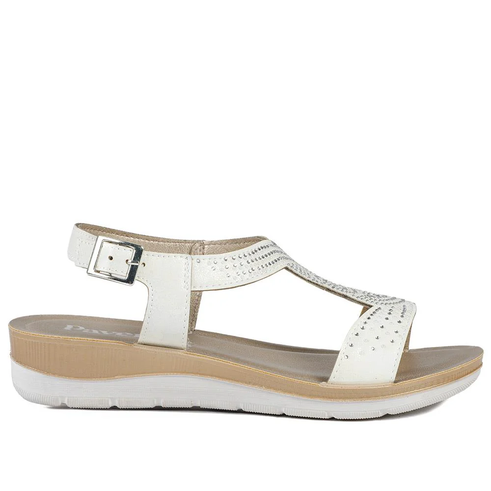 Lightweight Slingback Sandals - INB43011 / 329 268 - White - Image 2