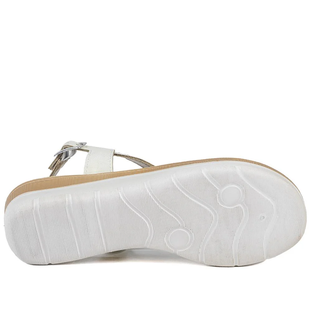 Lightweight Slingback Sandals - INB43011 / 329 268 - White - Image 5