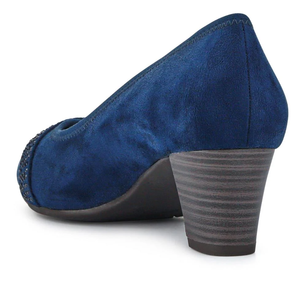 Lightweight Slip-On Court Shoes - JANSP41002 / 326 783 - Navy - Image 3
