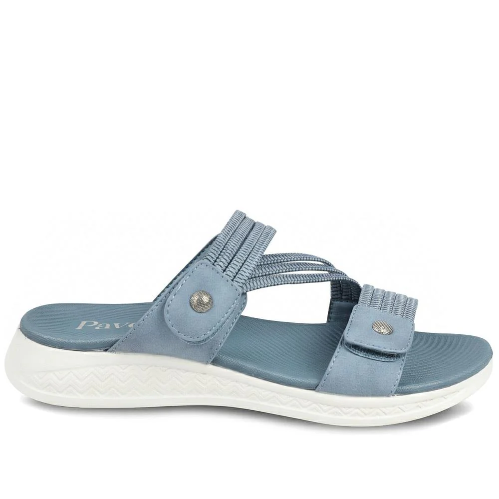 Lightweight Slip On Mule Sandals - BAIZH43003 / 329 053 - Blue - Image 2