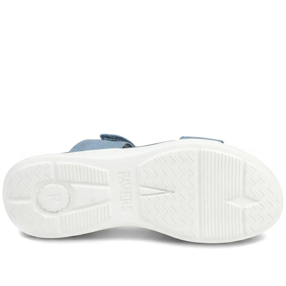 Lightweight Slip On Mule Sandals - BAIZH43003 / 329 053 - Blue - Image 5