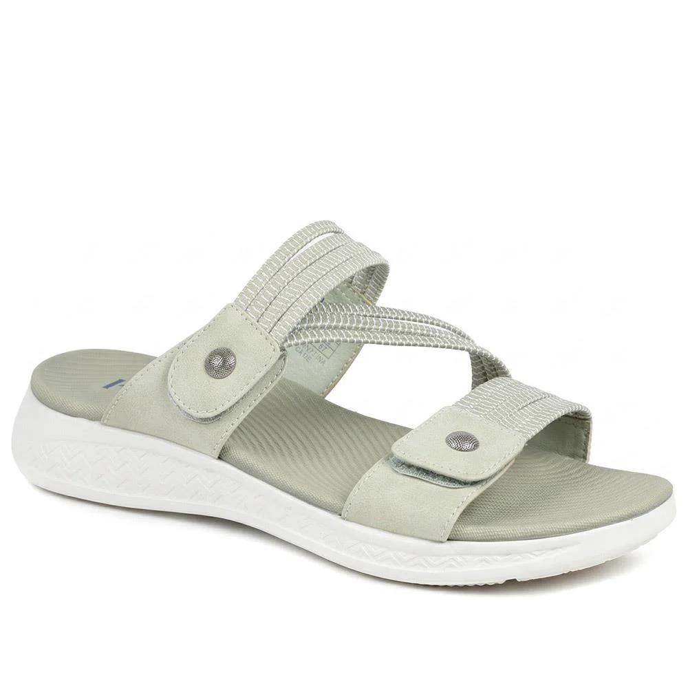Lightweight Slip On Mule Sandals - BAIZH43003 / 329 053