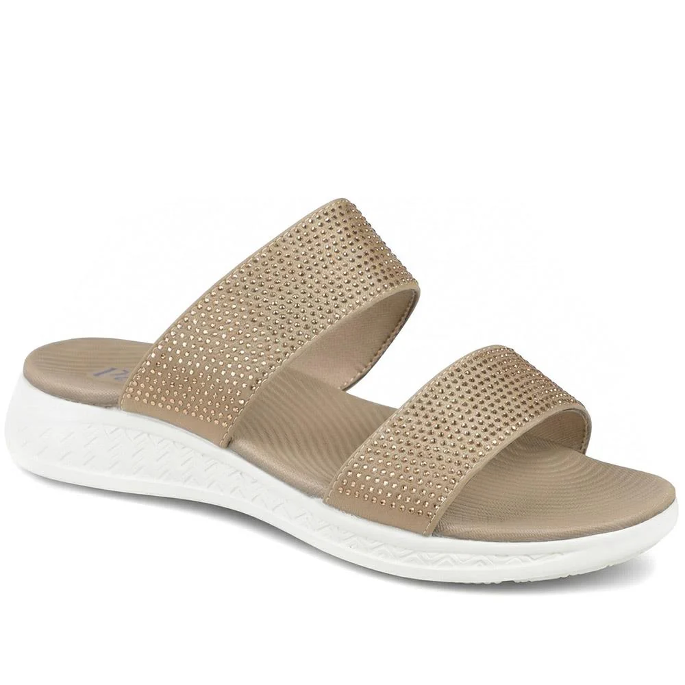 Lightweight Slip On Mule Sandals - BAIZH43006 / 329 054