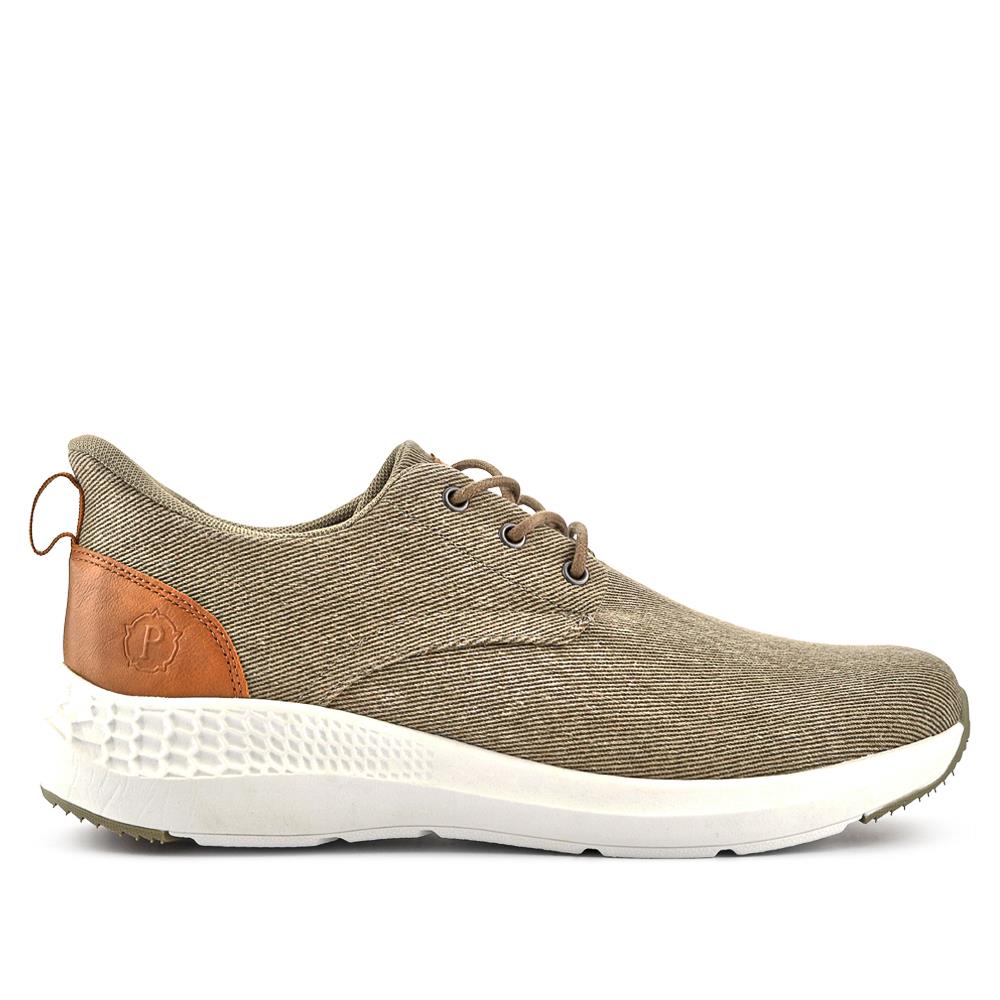 Easy Step In Wide Fit Lightweight Trainers - BOJIE41012 / 327 255 - Beige - Image 2
