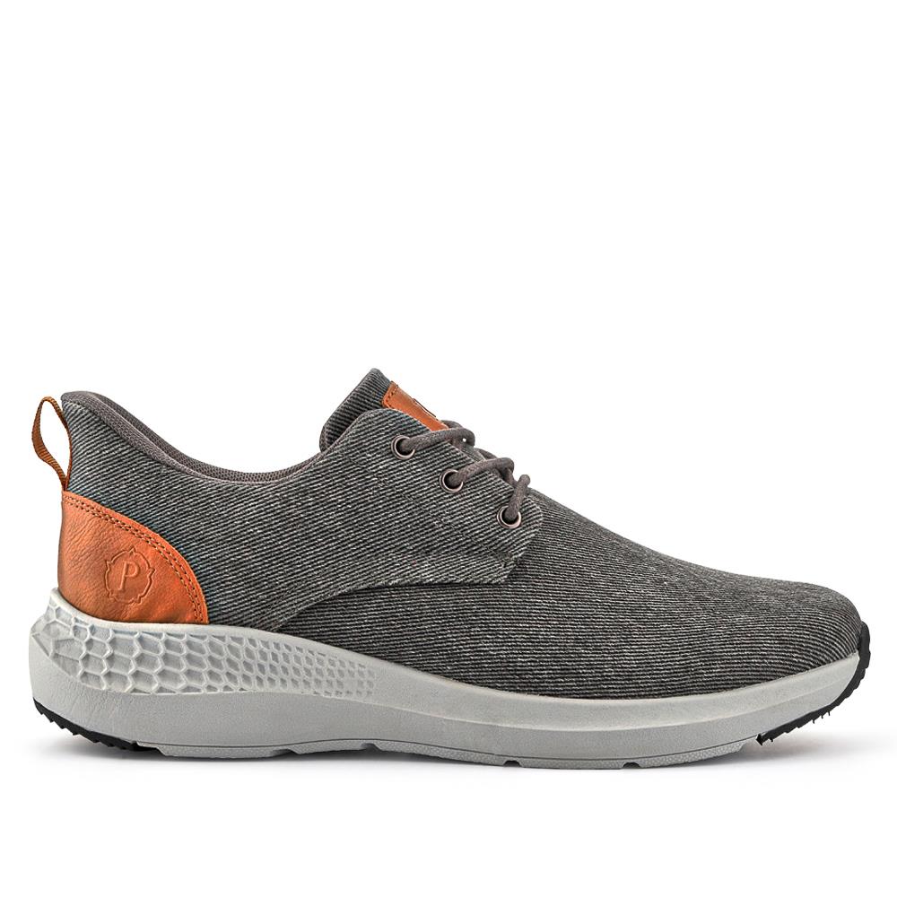 Easy Step In Wide Fit Lightweight Trainers - BOJIE41012 / 327 255 - Grey - Image 2