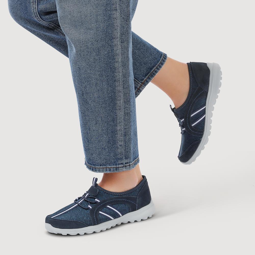 Lightweight Slip-On Trainers - BRK29010 / 314 777 - Navy - Image 9