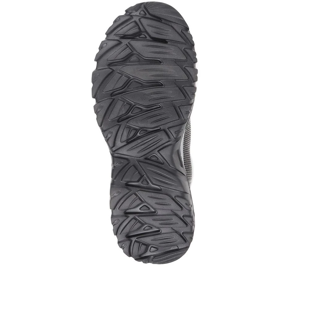 Lightweight Slip-On Trainers - BRK35007 / 321 333 - Black-Grey - Image 6