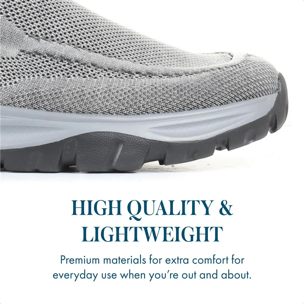 Lightweight Slip-On Trainers - BRK35007 / 321 333 - Grey - Image 4