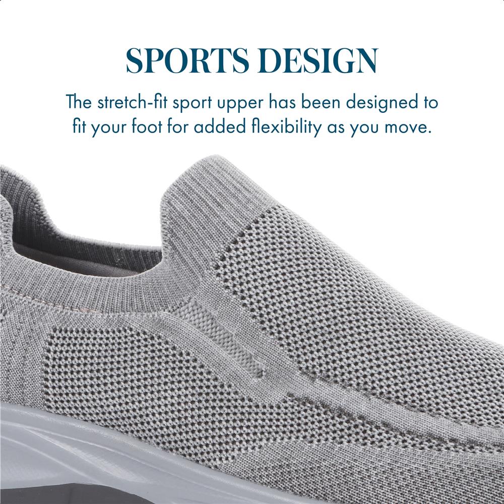 Lightweight Slip-On Trainers - BRK35007 / 321 333 - Grey - Image 5