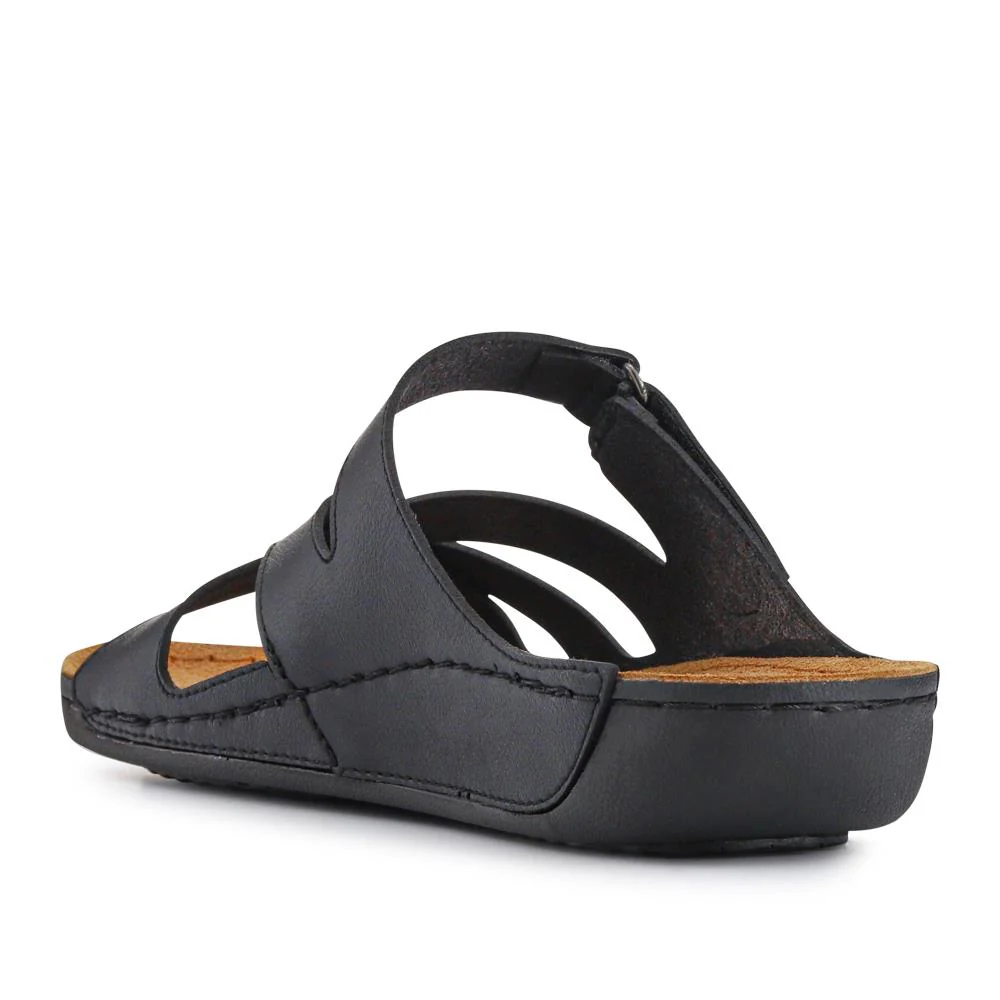 Lightweight Touch Fasten Mules - SERAY41001 / 327 547 - Black - Image 3