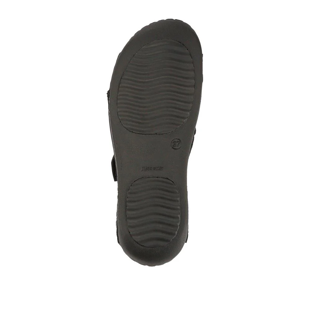 Lightweight Touch Fasten Mules - SERAY41001 / 327 547 - Black - Image 6