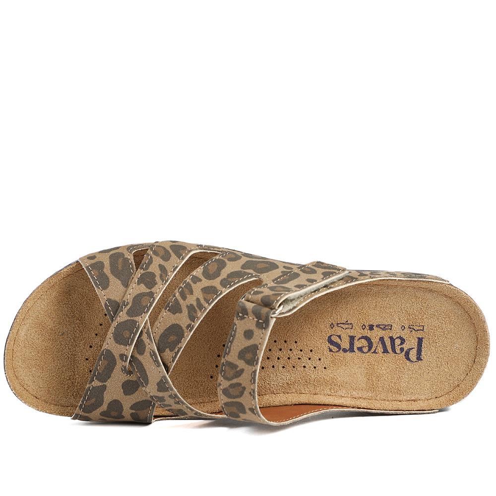 Lightweight Touch Fasten Mules - SERAY41001 / 327 547 - Leopard - Image 5