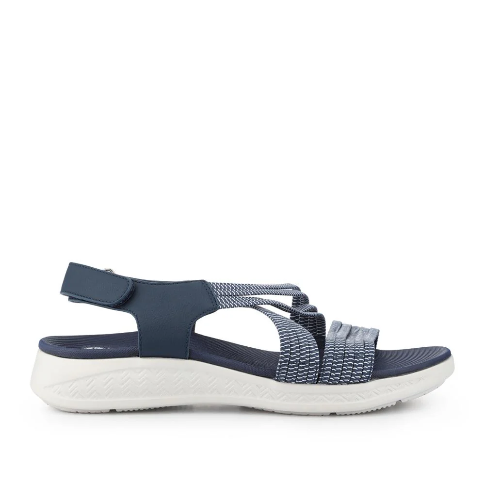 Lightweight Touch-Fasten Sandals - BAIZH41036 / 327 197 - Navy - Image 2