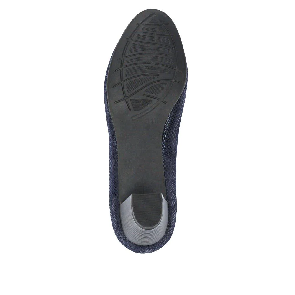 Lightweight Vegan Court Shoes - JANSP41003 / 326 784 - Navy Shimmer - Image 4