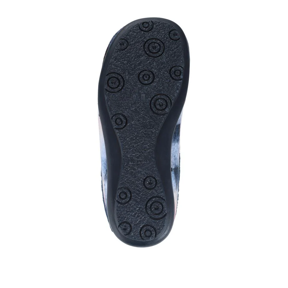Lightweight Velour Kitten Slippers - RELAX42003 / 328 233 - Navy - Image 5