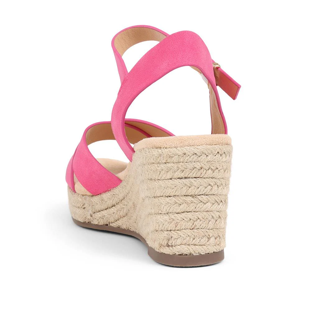 Lightweight Wedge Espadrilles - WBINS37095 / 323 624 - Pink - Image 4
