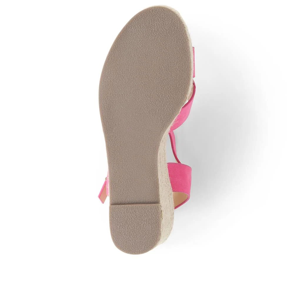 Lightweight Wedge Espadrilles - WBINS37095 / 323 624 - Pink - Image 5