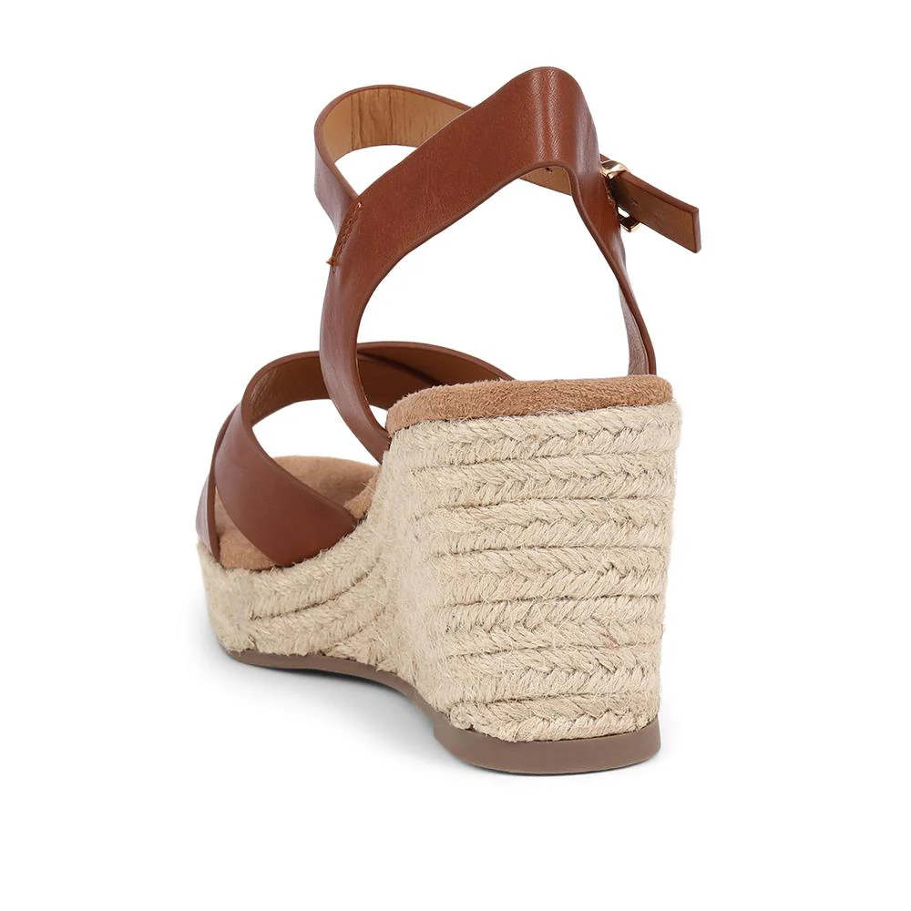 Lightweight Wedge Espadrilles - WBINS37095 / 323 624 - Tan - Image 4