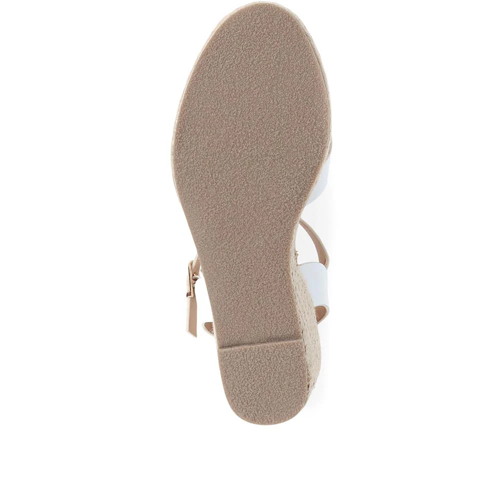 Lightweight Wedge Espadrilles - WBINS37095 / 323 624 - White - Image 6