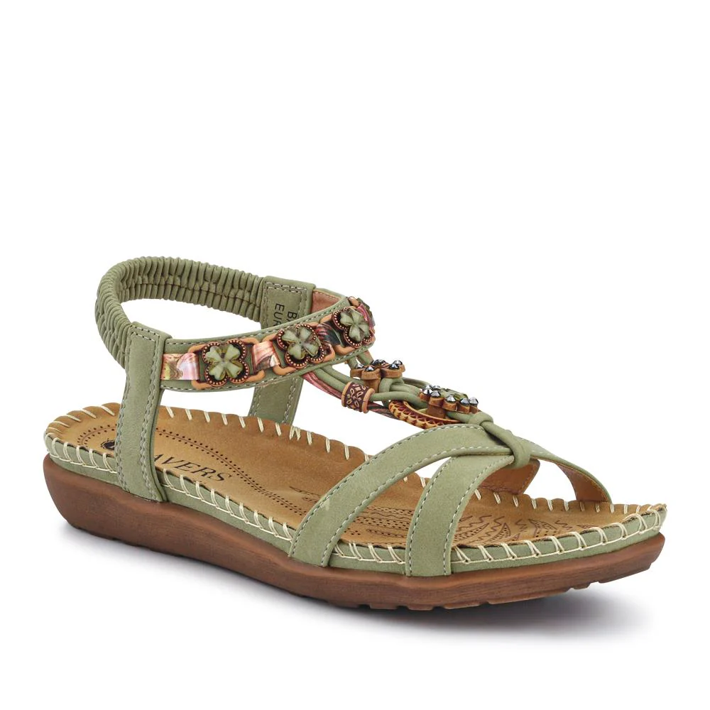 Lightweight Wedge Heel Mules - BAIZH41006 / 327 081 - Sage