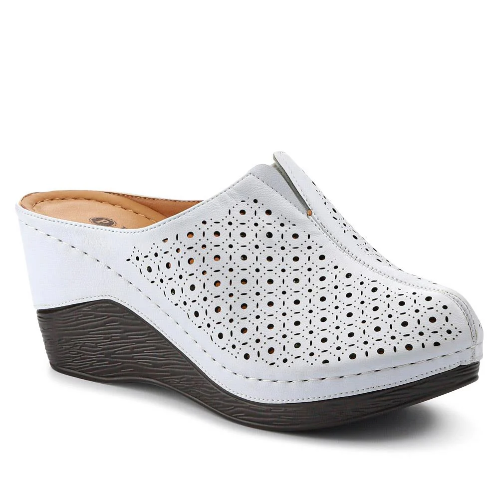 Lightweight Wedge-Heeled Clogs - WLIG41001 / 327 193