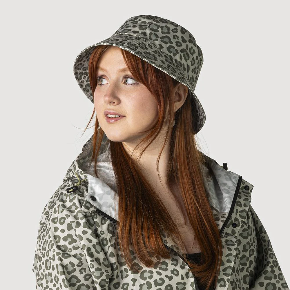 Lined Bucket Hat - XKL41004 / 327 661 - Soft Olive - Image 4