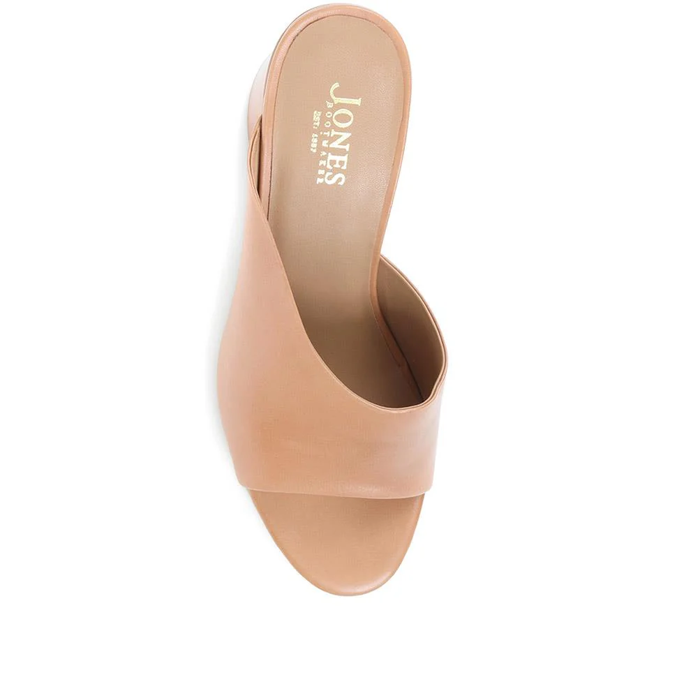 Lisetta Heeled Mules - LISETTA / 323 347 - Tan - Image 4