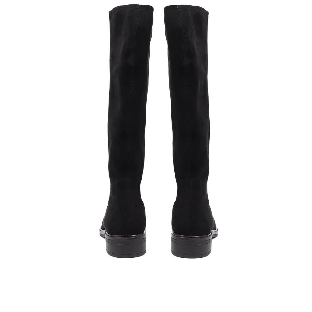 Long Calf Boots - CAPRI38504 / 325 550 - Black - Image 3