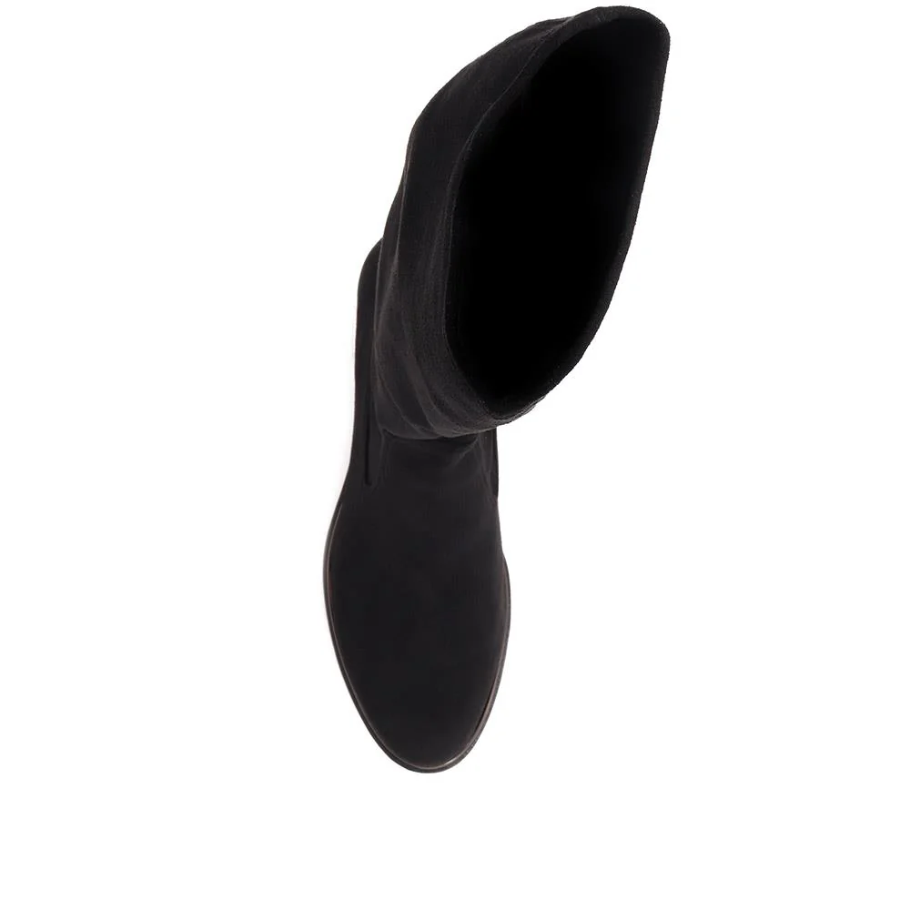 Long Calf Boots - CAPRI38504 / 325 550 - Black - Image 5