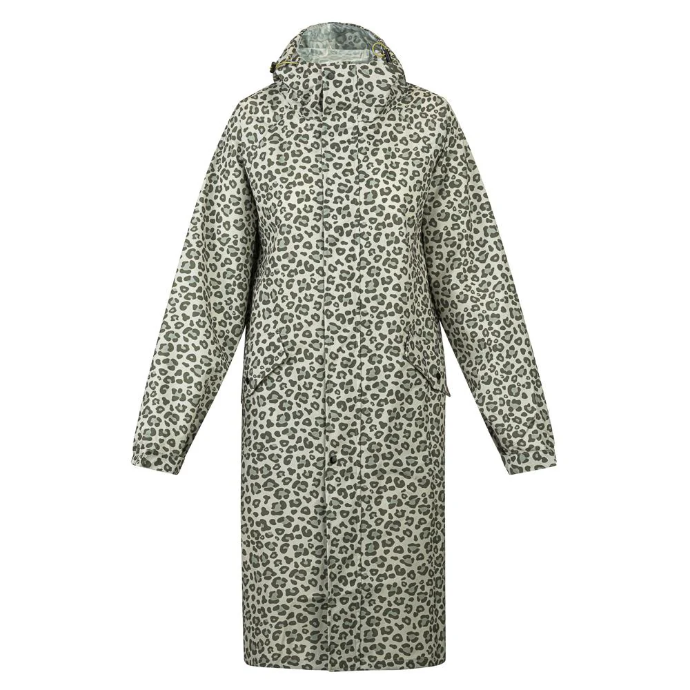 Long Rain-Proof Parka Coat - XKL41002 / 327 653 - Soft Olive - Image 2
