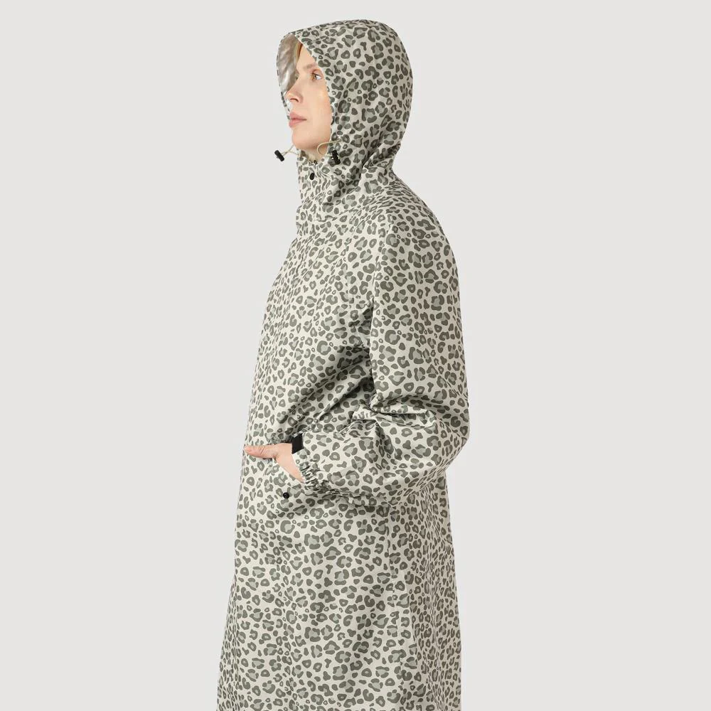Long Rain-Proof Parka Coat - XKL41002 / 327 653 - Soft Olive - Image 5