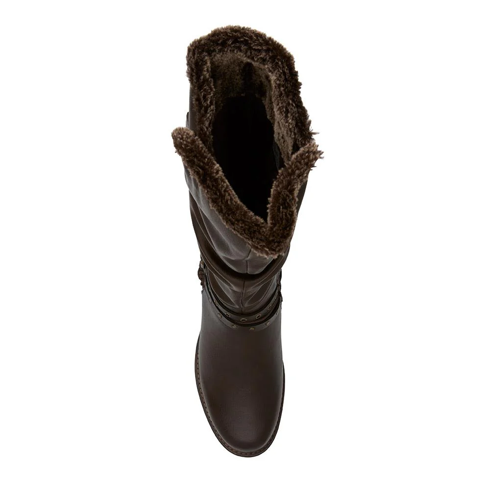 Long Slouch Boots - WK40009 / 326 268 - Brown - Image 5