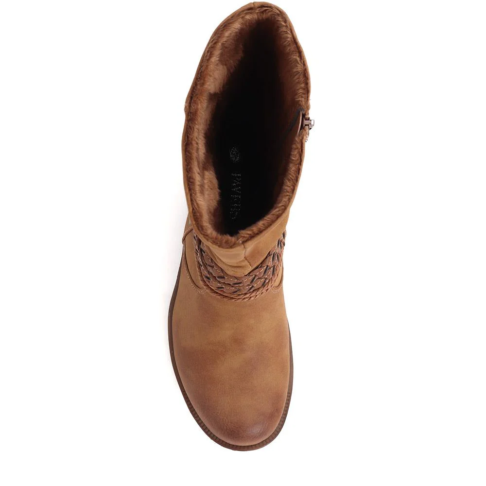 Long Slouch Boots - WOIL40017 / 326 038 - Tan - Image 6