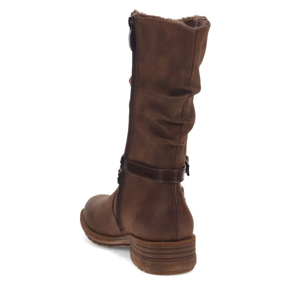 Long Slouch Boots - WOIL40017 / 326 038 - Taupe - Image 3