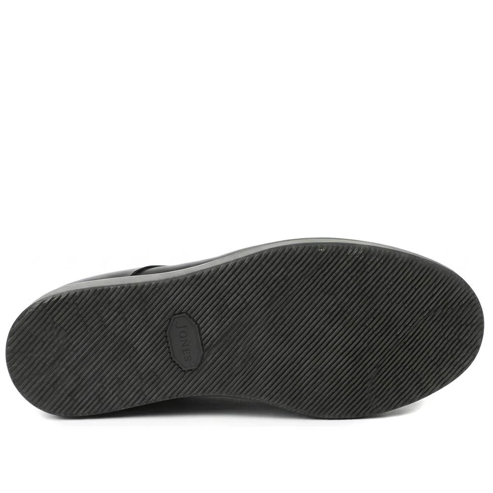 Longfield Wide Fit Leather Lace Up Shoes - LONGFIELD / 328 100 - Black - Image 5