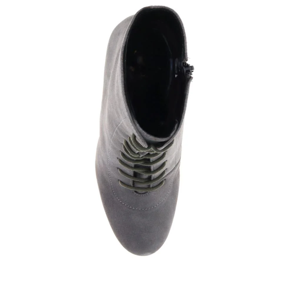 Lorah Leather Lace-Up Boots - LORAH / 324 248 - Grey - Image 4